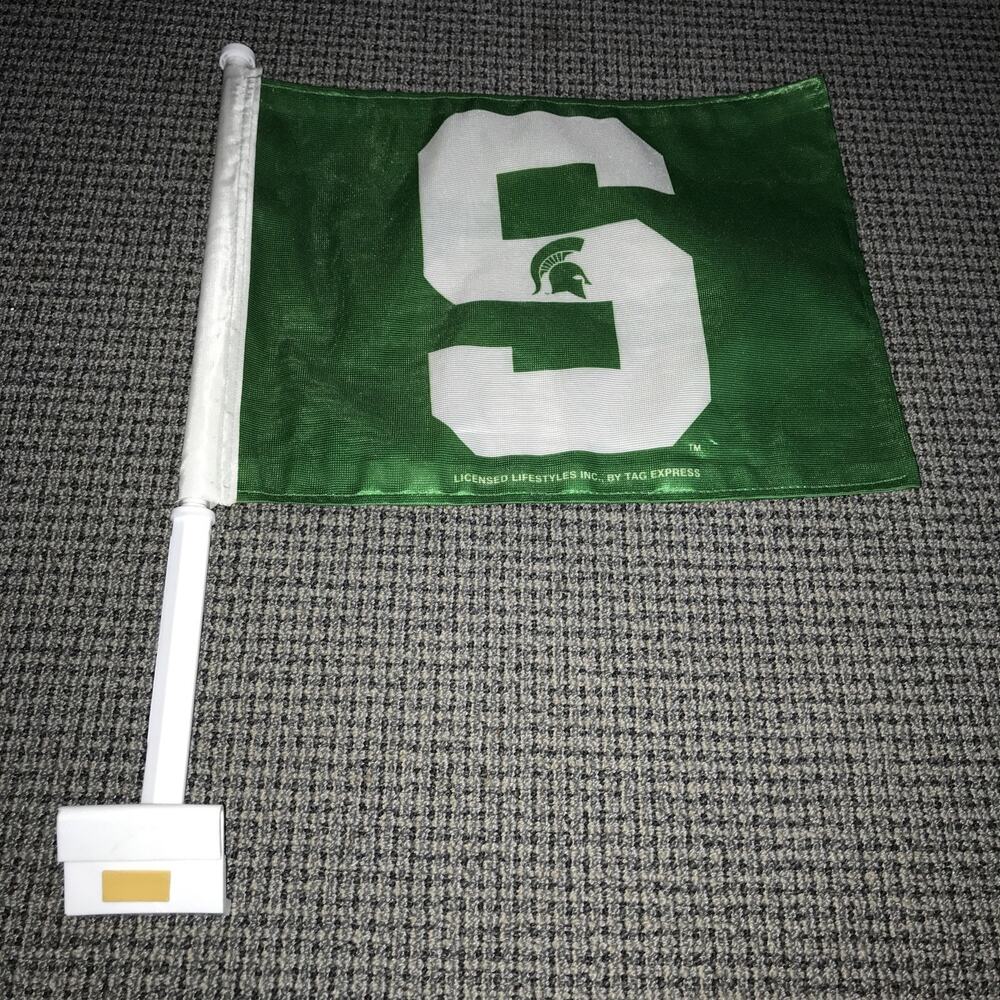 Michigan State Spartans Car Flag‎